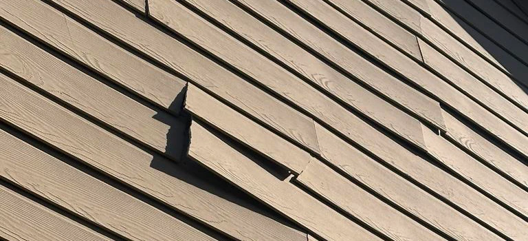 Siding damage