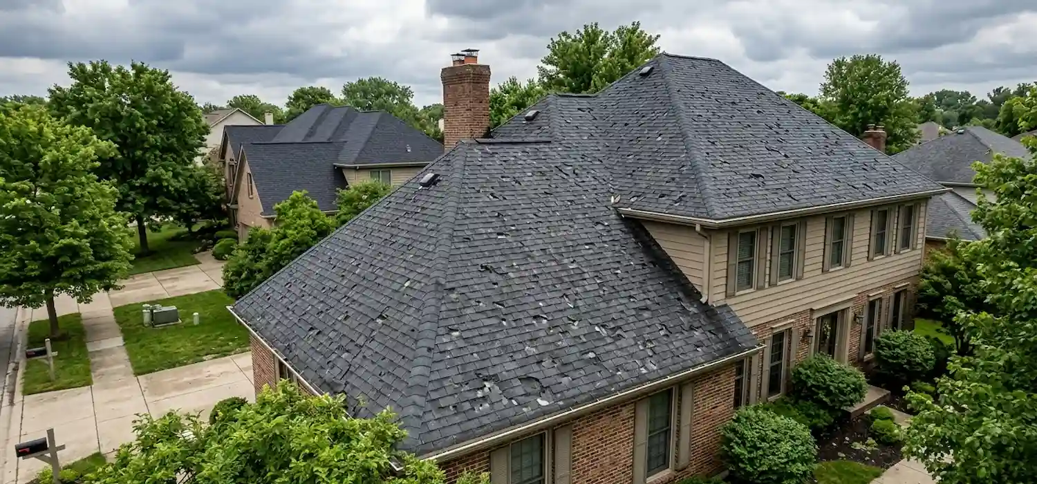 hail damage roof